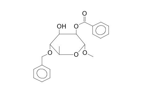 METHYL 2-O-BENZOYL-4-O-BENZYL-ALPHA-L-RHAMNOPYRANOSIDE