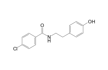 4-Chloro-N-[2-(4-hydroxyphenyl)ethyl]benzamide