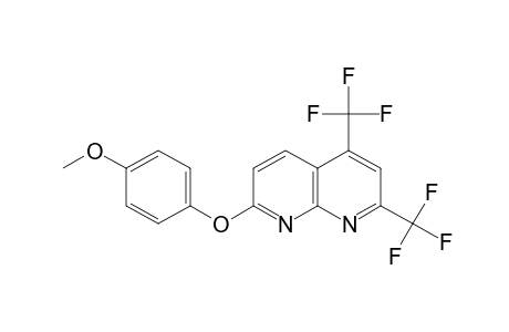 2,4-BIS(TRIFLUOROMETHYL)-7-(p-METHOXYPHENOXY)-1,8-NAPHTHYRIDINE