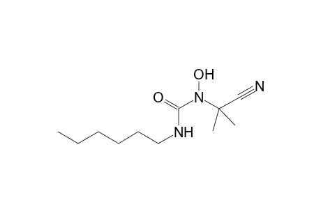 1-(1-cyano-1-methyl-ethyl)-3-hexyl-1-hydroxy-urea