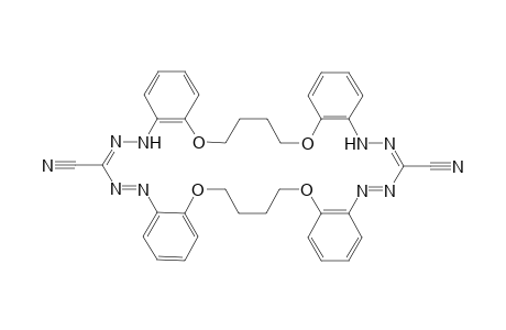 5H,24H-16,17,18,19,35,36,37,38-Octahydrotetrabenzo[b,i,q,x][1,11,16,26,4,5,7,8,18,19,20,22,23]tetraoxaoctaazacyclotricontene-7,26-dicarbonitrile