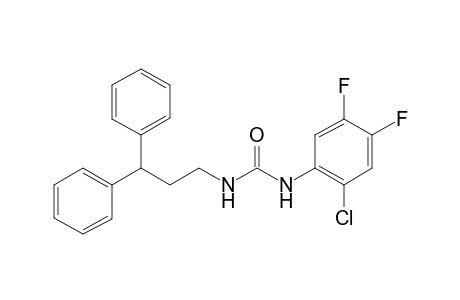 N-(2-chloro-4,5-difluorophenyl)-N'-(3,3-diphenylpropyl)urea