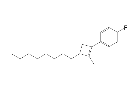 1-Fluoro-4-(2-methyl-3-octylcyclobut-1-en-1-yl)benzene