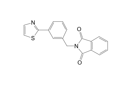 2-([3-(1,3-Thiazol-2-yl)phenyl]methyl)isoindole-1,3-dione