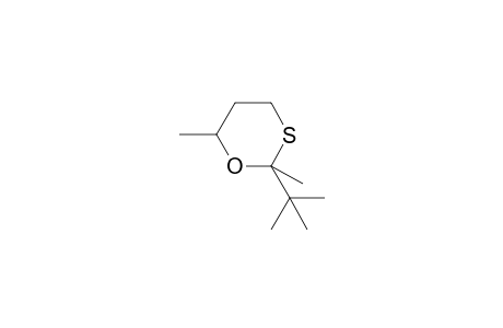 1,3-Oxathiane, 2-tert-butyl-2,6-dimethyl-, stereoisomer