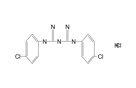 1,5-bis(p-chlorophenyl)biguanide, monohydrochloride