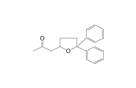 1-(5,5-Diphenyltetrahydrofuran-2-yl)propan-2-one