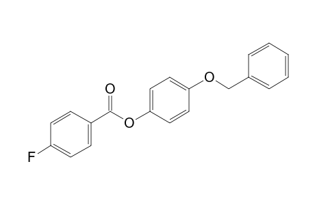 4-Fluorobenzoic acid, 4-benzyloxyphenyl ester