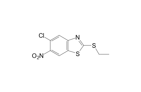 5-chloro-2-(ethylthio)-6-nitrobenzothiazole