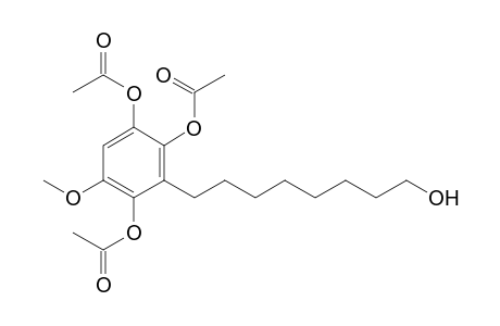 8-(2,3,6-Triacetoxy-5-methoxy-phenyl)-octan-1-ol