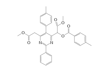 2-Methoxy-1-(6-(2-methoxy-2-oxoethyl)-2-phenyl-5-p-tolylpyrimidin-4-yl)-2-oxoethyl 4-Methylbenzoate