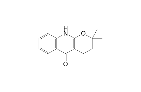 2,2-DIMETHYL-2,3,4,10-TETRAHYDRO-5H-PYRANO-[2,3-B]-QUINOLIN-5-ONE;KHAPLOFOLINE