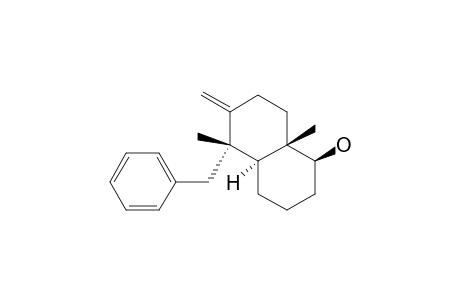 trans-Decahydro-5.alpha.-benzyl-5.beta.,8a.beta.-dimethyl-6-methylene-1-naphthalenol