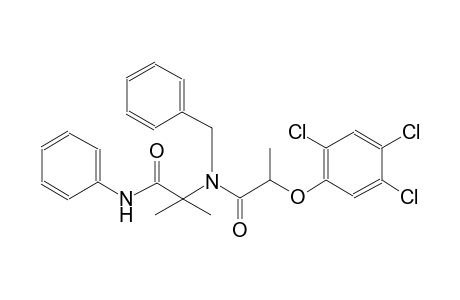2-Methyl-2-[[1-oxo-2-(2,4,5-trichlorophenoxy)propyl]-(phenylmethyl)amino]-N-phenylpropanamide
