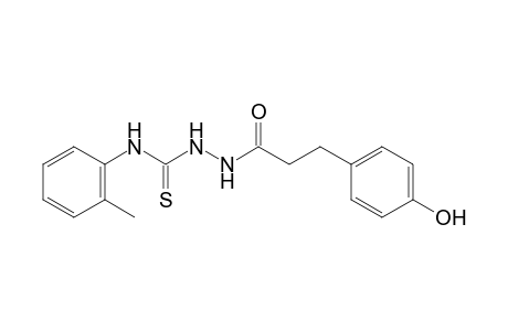 1-(p-Hydroxyhydrocinnamoyl)-3-thio-4-o-tolylsemicarbazide