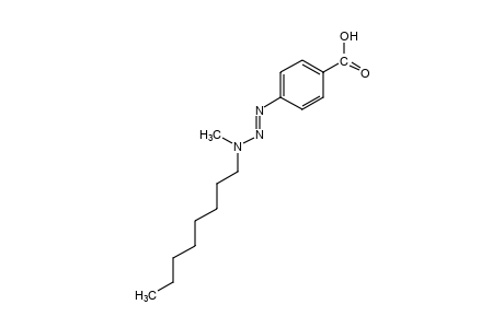 p-(3-methyl-3-octyl-1-triazeno)benzoic acid