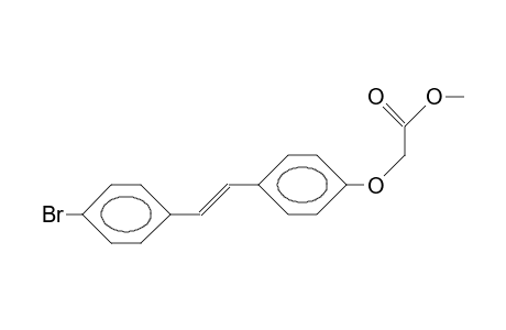 E-4-Bromo-4'-methoxycarbonylmethoxy-stilbene