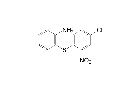 o-[(4-chloro-2-nitrophenyl)thio]aniline