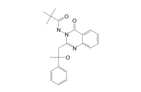 2-(2-HYDROXY-2-PHENYLPROPYL)-3-PIVALOYL-AMINO-QUINAZOLIN-4(3H)-ONE;ISOMER-A