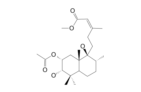 METHYL-2-ALPHA-ACETOXY-3-ALPHA,9-BETA-DIHYDROXY-9-EPI-LABD-13(E)-EN-15-OATE