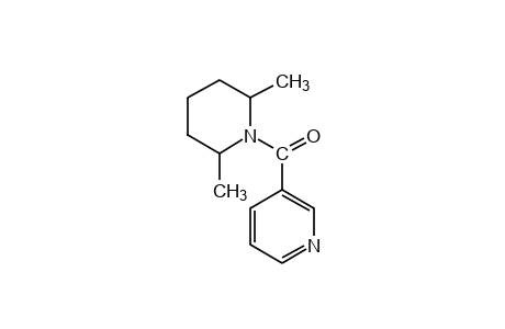 2,6-dimethyl-1-nicotinoylpiperidine