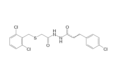 1-(p-chlorocinnamoyl)-2-{[(2,6-dichlorobenzyl)thio]acetyl}hydrazine
