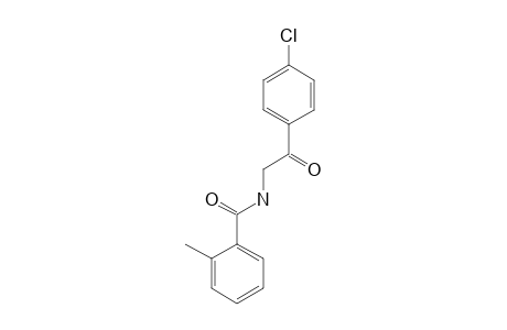 N-(p-chlorophenacyl)-o-toluamide