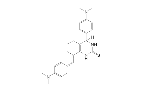 8-[p-(dimethylamino)benzylidene]-4-[p-(dimethylamino)phenyl]-3,4,5,6,7,8-hexahydro-2(1H)-quinazolinethione