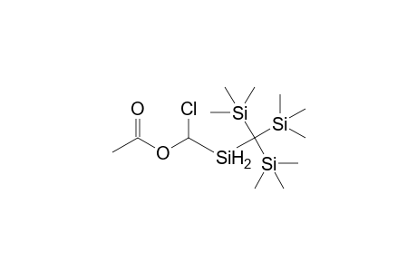 Tris(trimethylsilyl)methylsilyl(chloro)methyl acetate