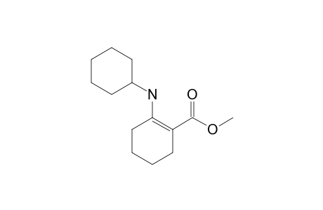 2-(Cyclohexylamino)-1-cyclohexenecarboxylic acid methyl ester