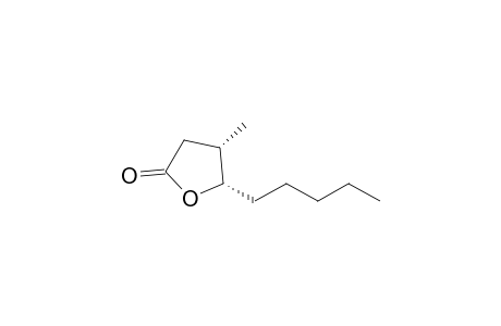 (4S,5S)-4-methyl-5-pentyl-2-oxolanone