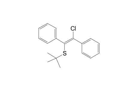 tert-butyl (E)-2-chloro-1,2-diphenylethenyl sulfide