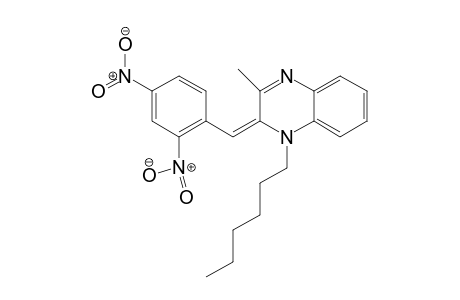 Quinoxaline, 2-[(2,4-dinitrophenyl)methylene]-1-hexyl-1,2-dihydro-3-methyl-