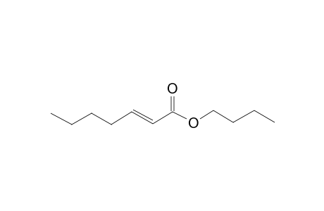 2-Heptenoic acid, butyl ester