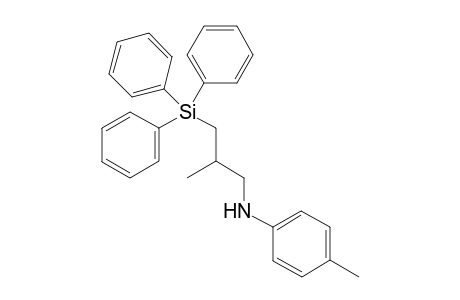 N-(2-Methyl-3-(triphenylsilyl)propyl)-4-methylaniline