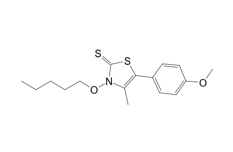 N-(1'-Pentoxy)-5-(p-methoxyphenyl)-4-methylthiazole-2(3H)-thione