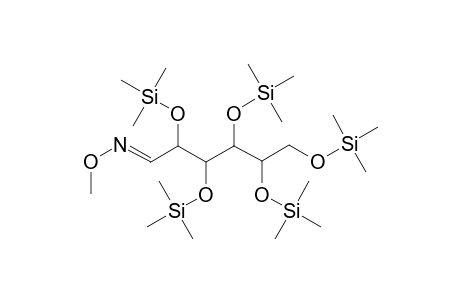 D-Glucose, 2,3,4,5,6-pentakis-O-(trimethylsilyl)-, O-methyloxime