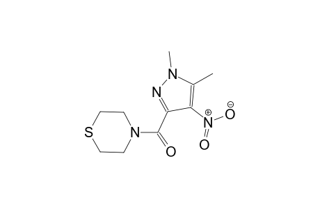 4-[(1,5-dimethyl-4-nitro-1H-pyrazol-3-yl)carbonyl]thiomorpholine