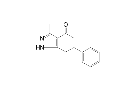 4H-indazol-4-one, 1,5,6,7-tetrahydro-3-methyl-6-phenyl-