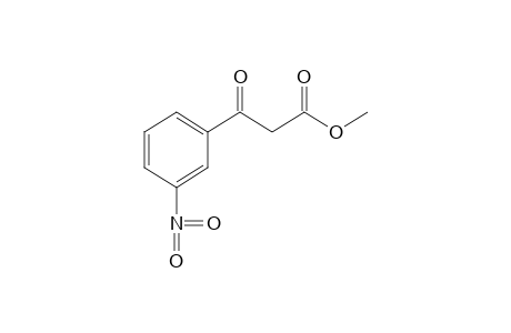 (m-nitrobenzoyl)acetic acid, methyl ester