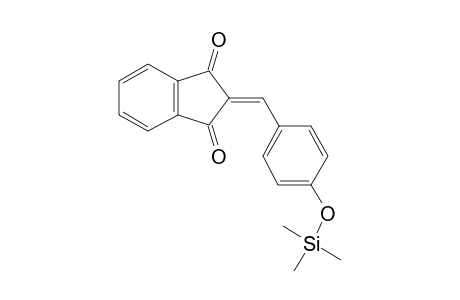 2-(4-Hydroxybenzylidene)-1H-indene-1,3(2H)-dione, tms derivative