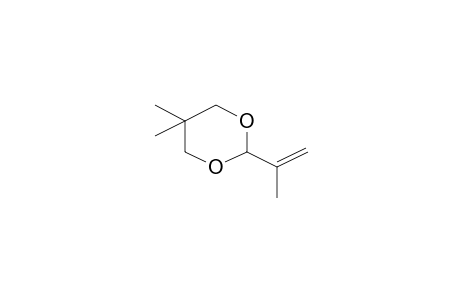 1,3-Dioxane, 5,5-dimethyl-2-(1-methylethenyl)-