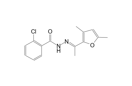 benzoic acid, 2-chloro-, 2-[(E)-1-(3,5-dimethyl-2-furanyl)ethylidene]hydrazide