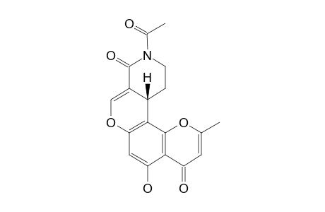 N-ACETYL-ANHYDROSCHUMANNIFICINE