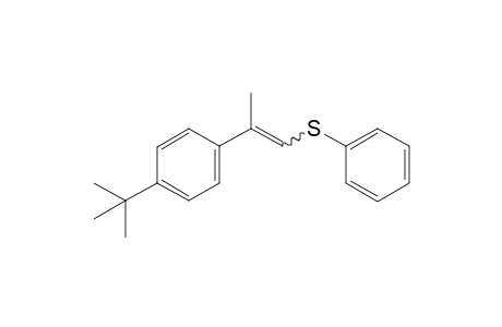 (2-(4-(Tert-butyl)phenyl)prop-1-en-1-yl)(phenyl)sulfane