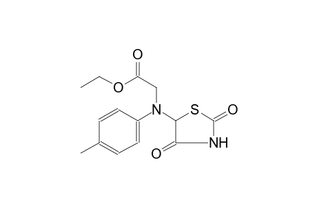 ethyl [(2,4-dioxo-1,3-thiazolidin-5-yl)-4-methylanilino]acetate