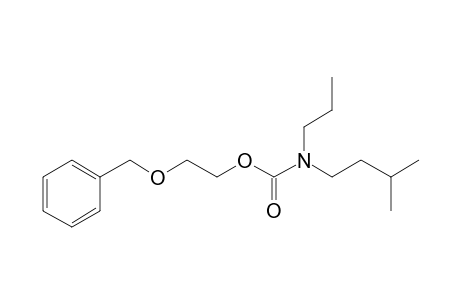 Carbonic acid, monoamide, N-propyl-N-(3-methylbutyl)-, 2-(benzyloxy)ethyl ester