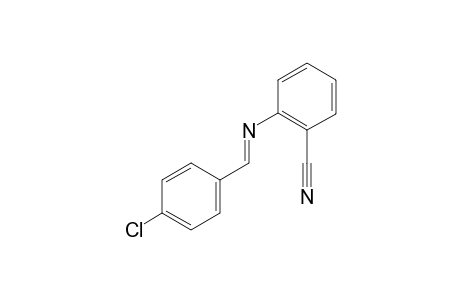 N-(p-chlorobenzylidene)anthranilonitrile