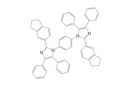 1,1'-p-Phenylenebis[4,5-diphenyl-2-(5-indanyl)imidazole]