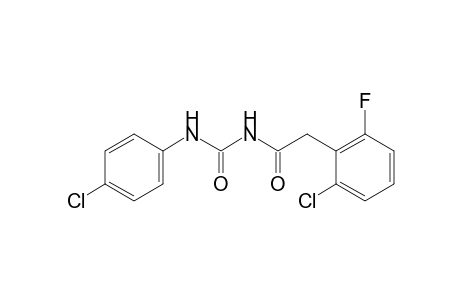 1-[(2-chloro-6-fluorophenyl)acetyl]-3-(p-chlorophenyl)urea